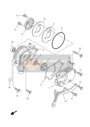 1S7E24500100, Flugelradwelle, Yamaha, 0