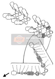 1HX121190000, Guarnizione Tenuta Antipolvere, Yamaha, 3