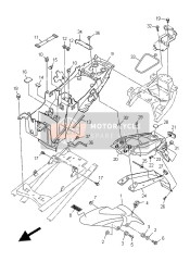 5XC2153E5100, Emblema Yamaha, Yamaha, 0