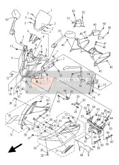 36C2835G00P7, Corps Superieur Avan, Yamaha, 0