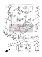 3GB825400100, Leerlaufschalter Kompl., Yamaha, 4