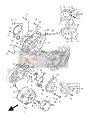 3D81541A0100, Stay,Crankcasecover 1, Yamaha, 0