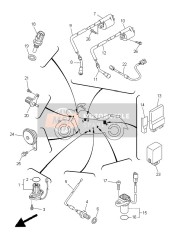 5PS857900000, Thermosensor Assy, Yamaha, 2