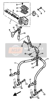 904011003800, Bolt, Union, Yamaha, 2