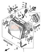 36Y843540000, Grommet, Yamaha, 4