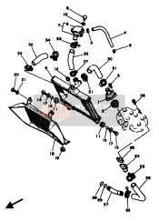 4L0124790000, Verdeelstuk, Yamaha, 3