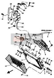 901540501300, Screw, Binding, Yamaha, 4