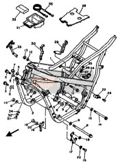 953370860000, Ecrou, Yamaha, 1