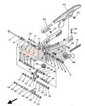 970130605000, Bolt, Hexagon, Yamaha, 1