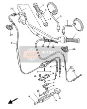 3J0262610000, Connecteur,  Cable, Yamaha, 0