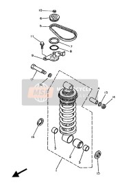 90105081A100, Boulon,  Avec Rondell, Yamaha, 1