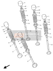 1AA12169N000, Pad, Adjusting, Yamaha, 2