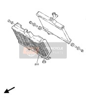 29L124670000, Rad.Cover, Yamaha, 0