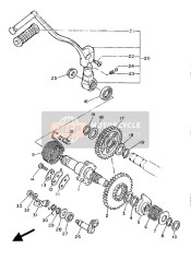 5Y11561G0000, Lever, Cable, Yamaha, 0