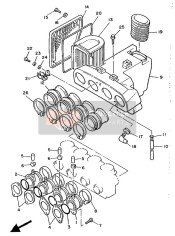 4BB135560000, Gasket, Manifold, Yamaha, 0