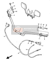 4G0263350000, Cable, Clutch, Yamaha, 1