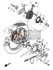 43F254405000, Sprocket, Driven (40T), Yamaha, 1