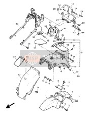 2MG216390000, Tampone 2, Yamaha, 1