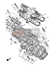 1UF111930000, Joint,  Couvercle De, Yamaha, 0