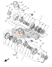 1RK116110100, Ring, Piston, Yamaha, 0