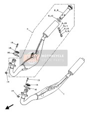 1KT147550900, Gasket, Silencer, Yamaha, 0