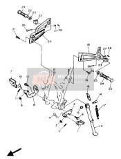 917010803800, Pin,  Clevis (2A6), Yamaha, 1