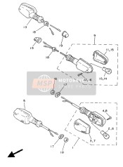 115833116000, Bulb Flasher 6V18W, Yamaha, 1