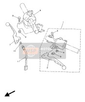 3YF839800000, Front Stop Switch Assy, Yamaha, 1