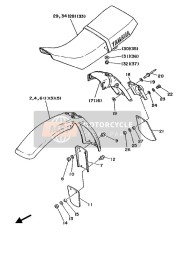 482215210000, Flap, Front Fender, Yamaha, 0