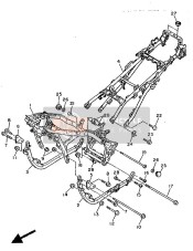 901100822000, Bolt (3XF1), Yamaha, 2