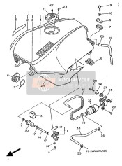 90445136F800, Hose, Yamaha, 1