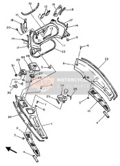 9015705M1900, Screw, Pan Head, Yamaha, 2