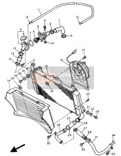 1AE124610100, Radiator Assy, Yamaha, 0