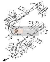 2YK147140000, Gasket, Muffler, Yamaha, 2