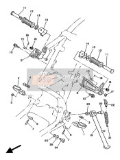 120274330000, • . Cover, Rear Footrest, Yamaha, 0