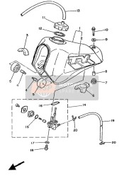 1W1246120000, Gasket, Cap, Yamaha, 1