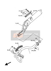 901640601700, Screw, Tapping, Yamaha, 2