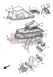 2RW144510100, Element, Air Cleaner, Yamaha, 0