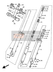 2YK231250000, Coussinet,  Coulissan, Yamaha, 3