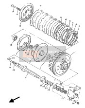 26H163070100, Plate, Friction 3, Yamaha, 2