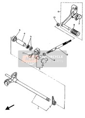 1WG181150200, Astina Pedale Cambio    FZR600, Yamaha, 1