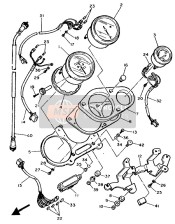 55K835500200, Cable De Competeur, Yamaha, 1