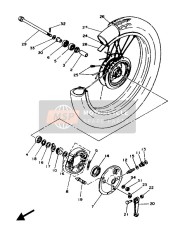 2RH253510000, Alberino TZR125, Yamaha, 3