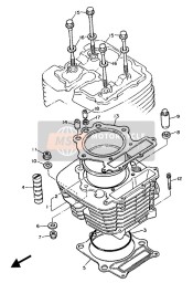 901050850500, Bolt, Washer Based, Yamaha, 2