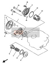 985070607500, Vis,  Tete Tronconiqu, Yamaha, 2