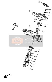 31A262160000, Kappe, Lenkerabdeckung, Yamaha, 0