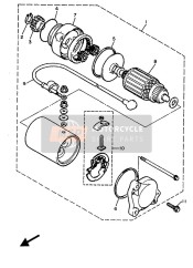 3KS818400000, • . Brush Holder Assy, Yamaha, 0