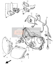 3GM843675000, Dampfer, Scheinwerfer 2, Yamaha, 2