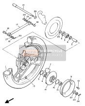 Roue arrière