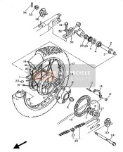 Roue arrière